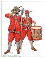 Officer and drummer Officer and drummer